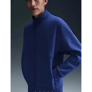 $120 Nike 24.7 Impossibly Soft 1/2 Zip Top Men’s Sz M HQ6953-455 Dri-Fit